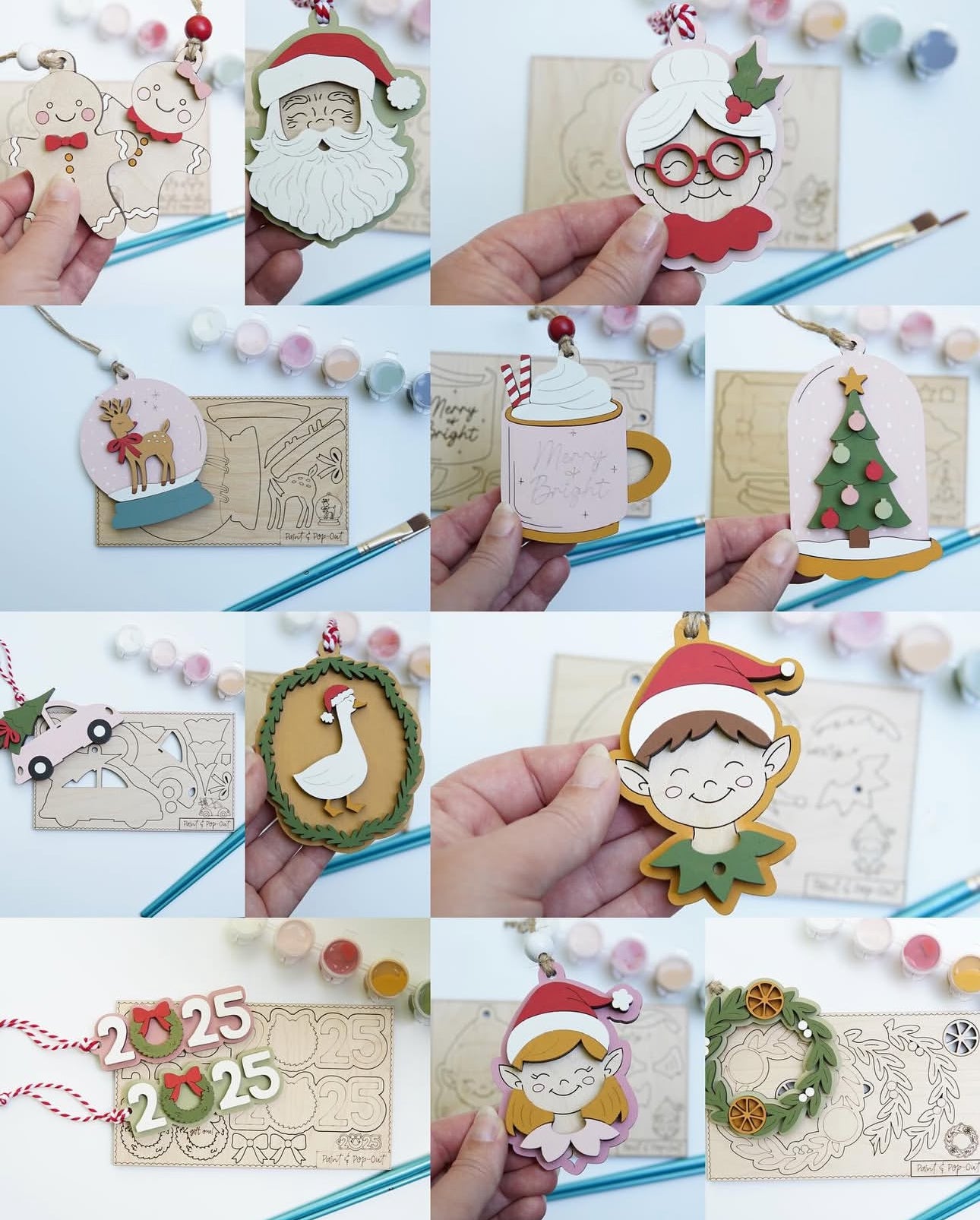 Kids Christmas Paint & Pop Ornament Kit 🎨🎄