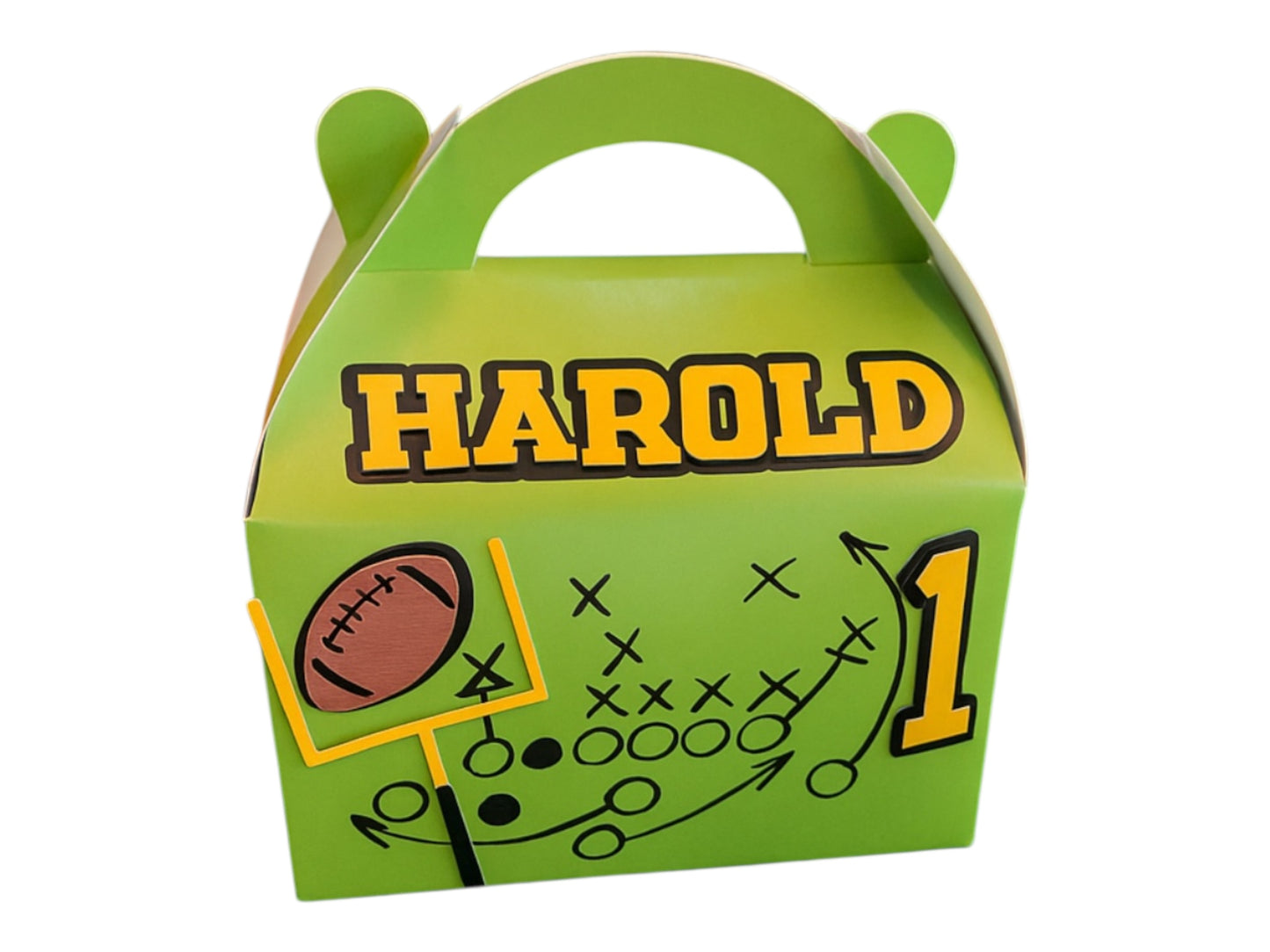 Football Birthday Party Favor Boxes – Touchdown Treat Holders for Your MVP’s Big Day! 🏈
