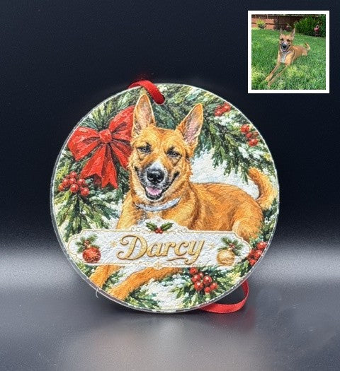 Pet Portrait Ornament