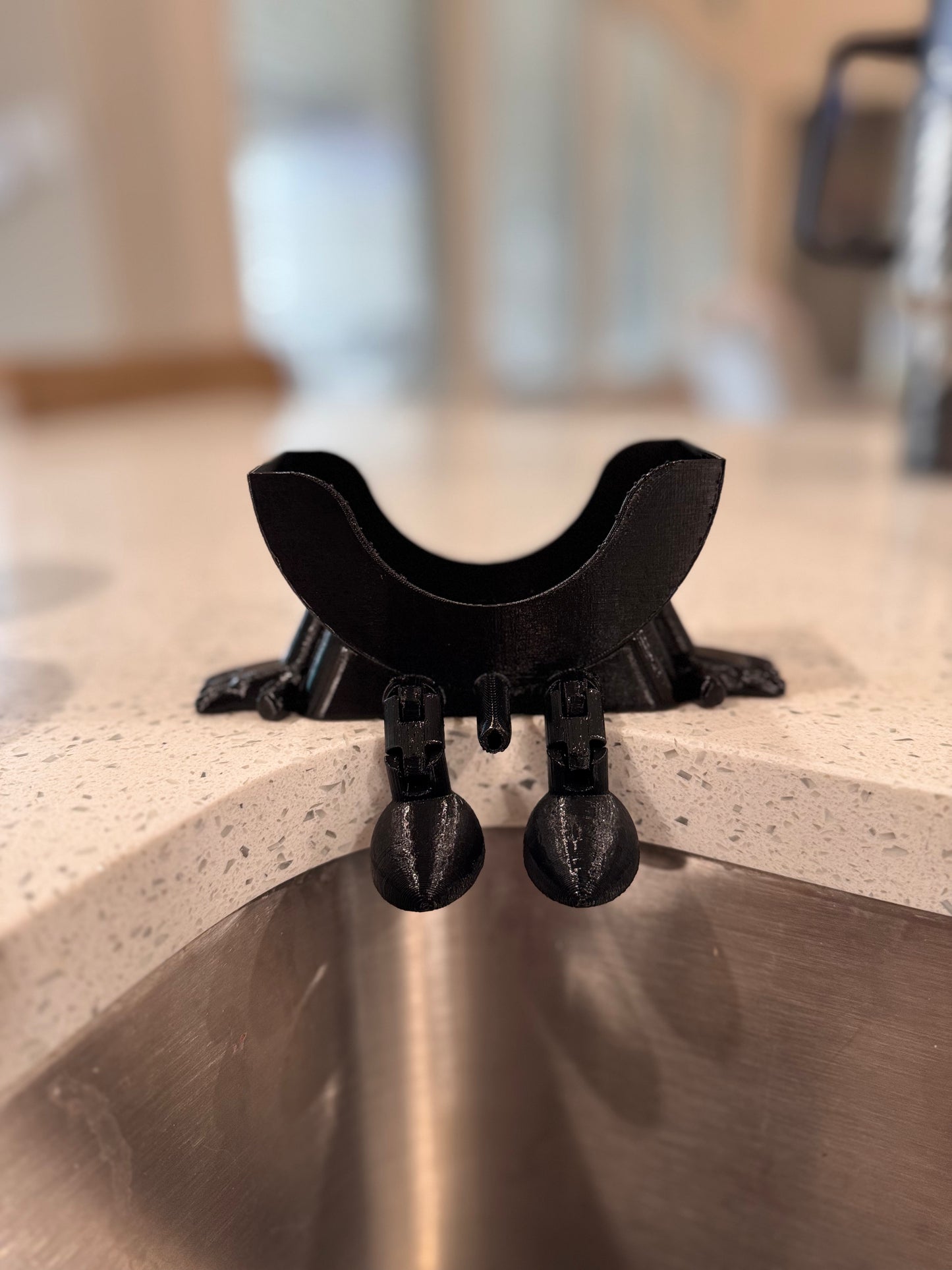 3D Printed Sponge Holder – Funny Draining Sink Organizer