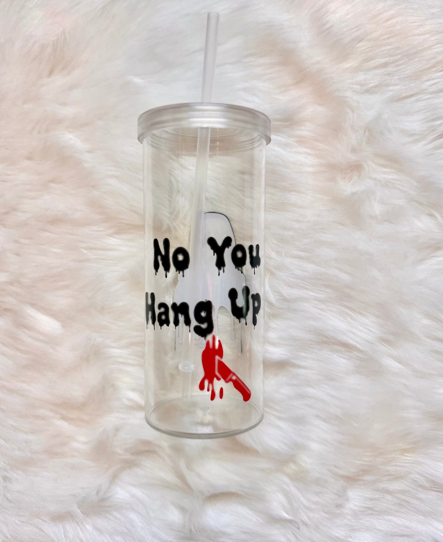 Scream Tumbler – “No, You Hang Up” 20oz Cup