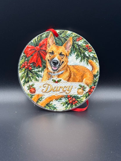 Pet Portrait Ornament