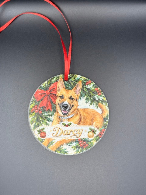 Pet Portrait Ornament