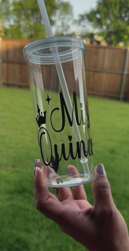 Celebrate in Style with Our 20oz Mis Quince & Mis Quince Squad Tumblers!