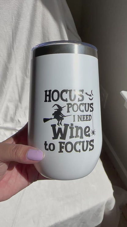 🍂 Custom Fall Wine Tumbler – Personalized Autumn Vibes in Every Sip! 🍷