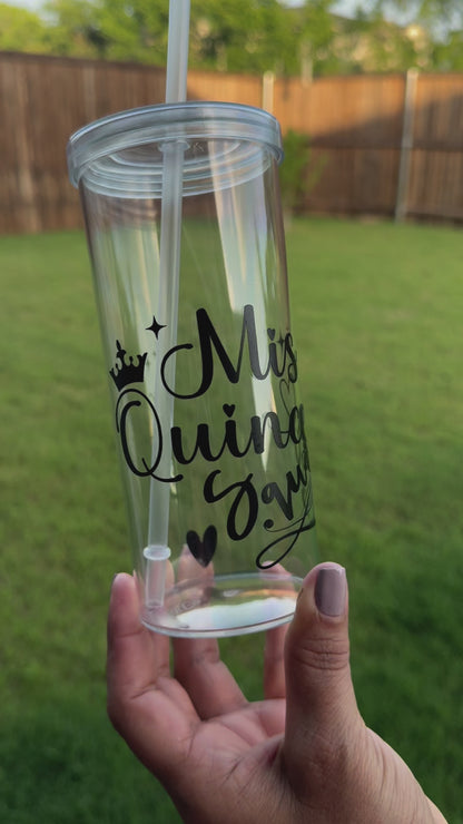 Celebrate in Style with Our 20oz Mis Quince & Mis Quince Squad Tumblers!