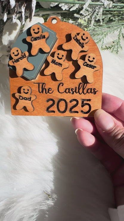 Personalized Family Baking Pan Ornament 🍪